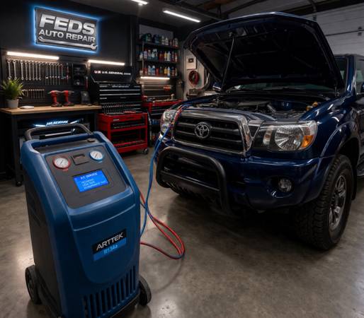 ❄️ AUTO A/C RECHARGE &amp; INSPECTION - PROFESSIONAL SERVICE ❄️ FEDS AUTO - automotive services
