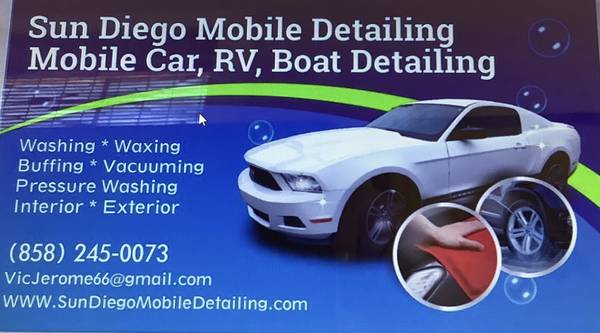 MOBILE DETAILING, RV’s, CARS, TRUCKS, BOATS, POWER WASHING - automotive services