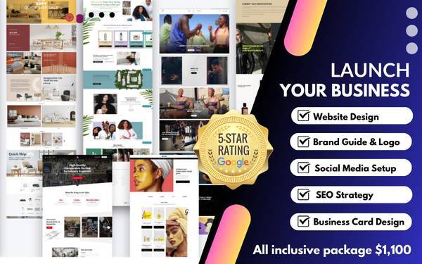 🚀💼 LAUNCH YOUR BUSINESS | 🌐 WEB DESIGN | 📲 SOCIAL MEDIA | 🔍 SEO | - creative services