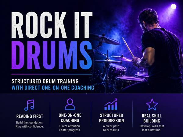 ♫ ♫ Professional Drum Lessons - Learn Faster with Proven Methods ♫ ♫ - creative services