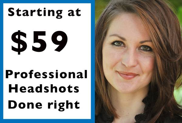 ($59) Photographer for Headshots | Headshot Photo | Photography - creative services