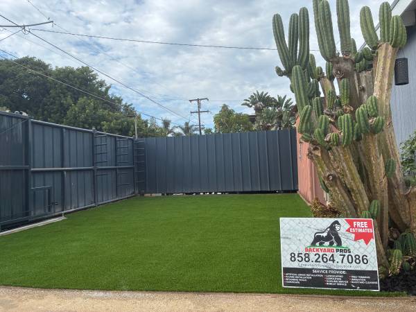 Pavers,Artificial Grass, Retaining Wall,viny and wood Fences,concrete. - farm &amp; garden services