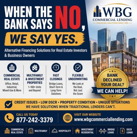 DENIED BY THE BANK? WE STILL FUND DEALS - financial services