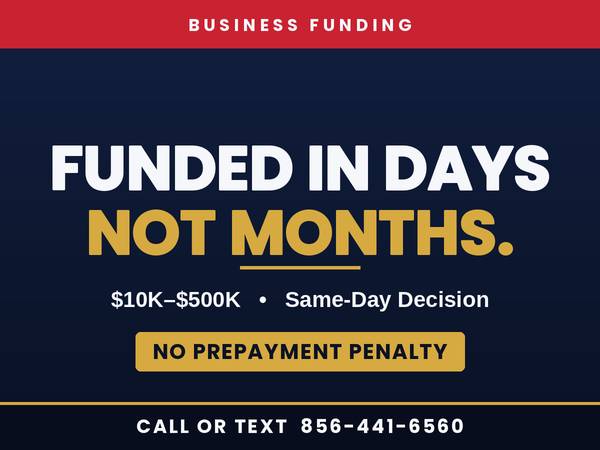 NYC Biz Owners: Funded in 24 Hours Approved on Revenue Not Credit - financial services