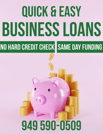 ►Easy Business Loans - No Hard Credit Check! Same Day Loan Funding - financial services