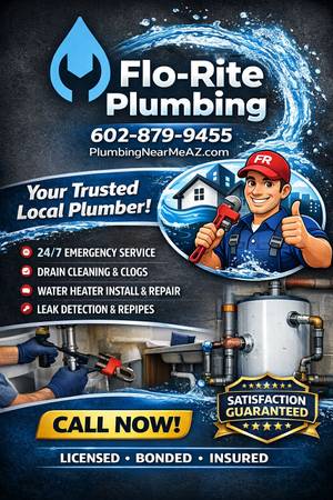 Flo-Rite Plumbing services FREE ESTIMATES - skilled trade services