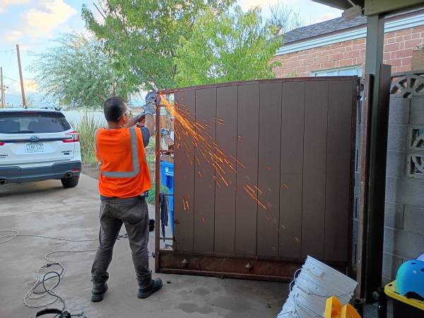 REPAIR IRON FENCE👨‍🏭 RV GATES 🛠️ ELECTROSTATIC PAINT⚡🎨 - skilled trade services