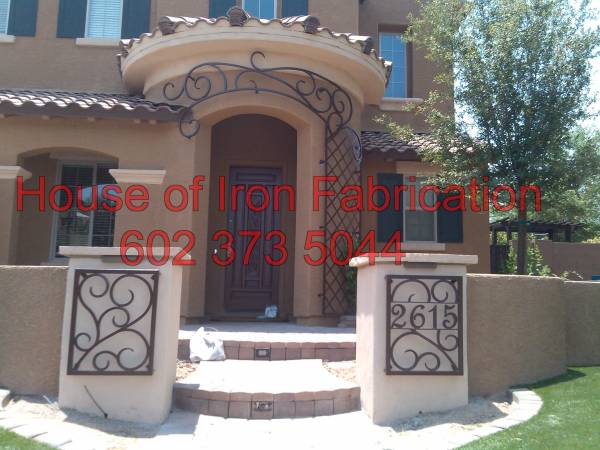 ~~HOUSEofIRONllc~~IronWork, GATES , ENTRY DOORS , IRON FURNITURE - skilled trade services