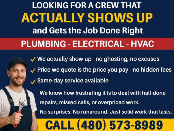 ✅ Plumber • Electrician • AC - HVAC Repair - Same Day Service ✅ - skilled trade services