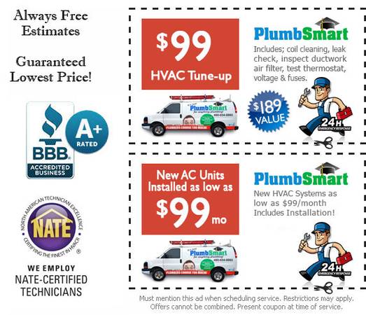 A/C Repair - Air Conditioner - Mini Split Install - AC Replacement - household services