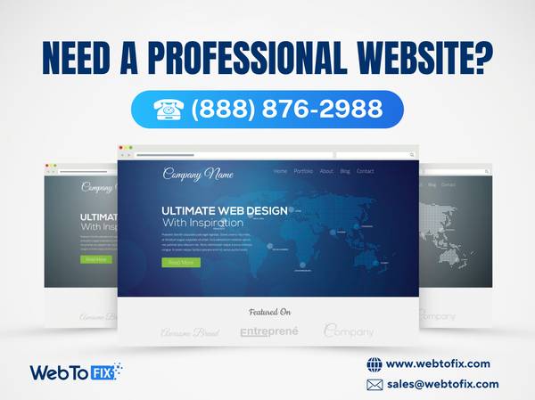 🔥WEB DESIGN WEBSITE DESIGNER ✅WORDPRESS, SHOPIFY✅GOOGLE ADS✅SEO - computer services picture