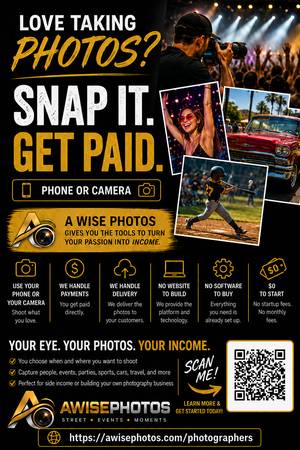 Love Taking Photos? Turn Your Photos Into Money — $0 to Start - creative services