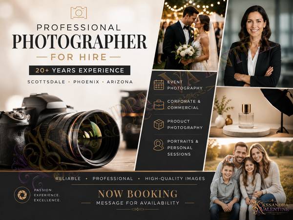 📸 Professional Photographer / Fotógrafa Profesional - 20+ Years Exp - event services