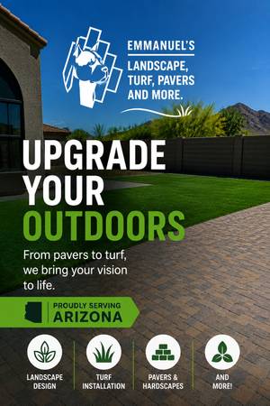💥SYNTHETIC TURF💥PAVERS💥TRAVERTINE💥IRRIGATION💥GRAVEL💥DEMO&amp;MORE, - farm &amp; garden services