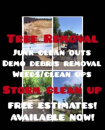 ✅FREE ESTIMATES ✅TREE TRIMMING TREE-REMOVAL/JUNK HAULING - farm &amp; garden services