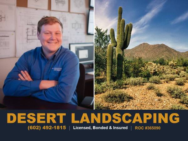 Licensed Contractor for Desert Landscaping and Low Water Xeriscaping - farm &amp; garden services