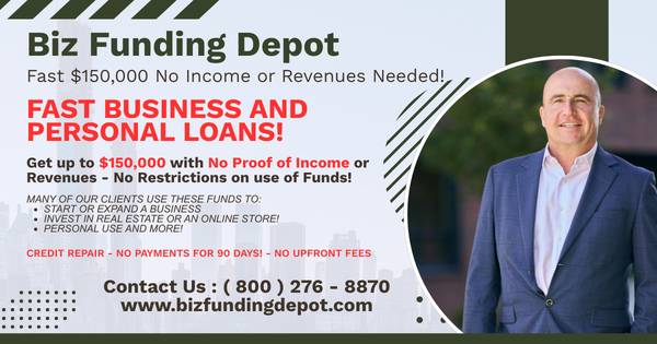 Referral Partners Wanted / Business Loans - Start earning $10K+ Month - financial services