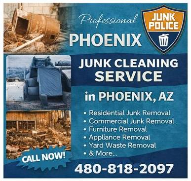 🏡 Junk Police Phoenix - Free Yourself From Unwanted Junk 🏡 - labor / hauling / moving
