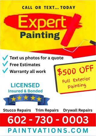 Exterior House Painting•House Painter•Painters•Painting•Remodel - labor / hauling / moving