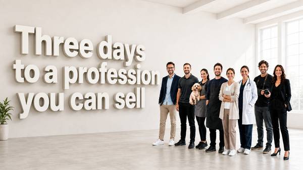 Three days to a new profession you can start selling immediately - lessons &amp; tutoring