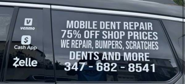 MOBILE DENT AND SCRATCH REPAIR - automotive services