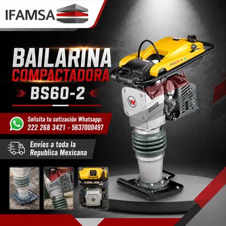 BAILARINA COMPACTADORA WACKER NEUSON BS60-2 - tools - by owner