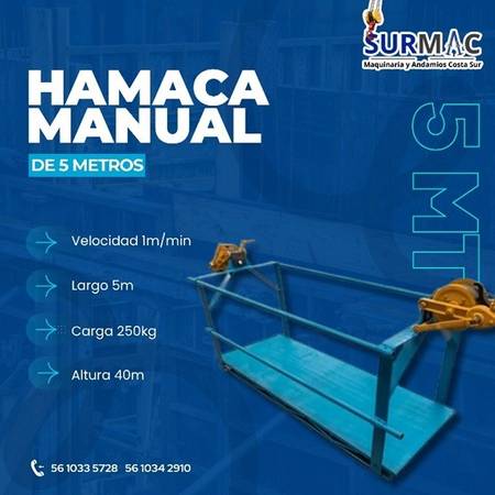 HAMACA MANUAL DE ELEVACIÓN DE 5 METROS - tools - by dealer