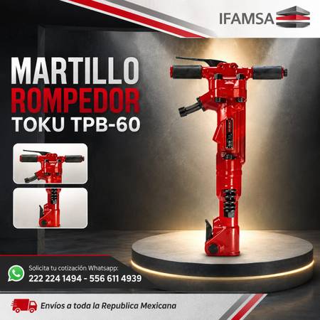 MARTILLO TOKU NEUMÁTICO TPB-60 - materials - by owner