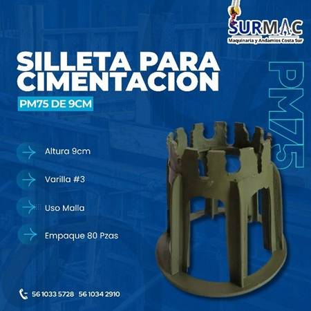 SILLETAS PM75 PARA CIMENTACIÓN Y ENTREPISOS - tools - by dealer