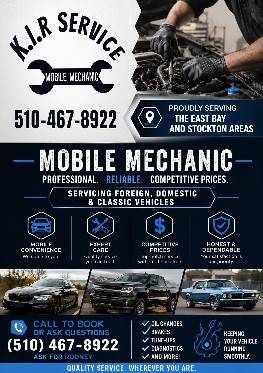 K.I.R. SERVICE (Mobile Mechanic) - automotive services