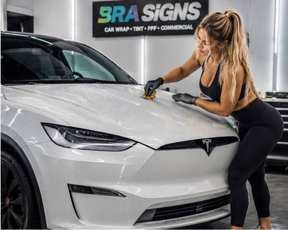 PPF installation, windshield protection, paint protection film, mobile PPF, viny - automotive services