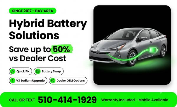 Hybrid Battery Repair - Prius Camry Battery Fix - Hybrid Battery Shop - automotive services