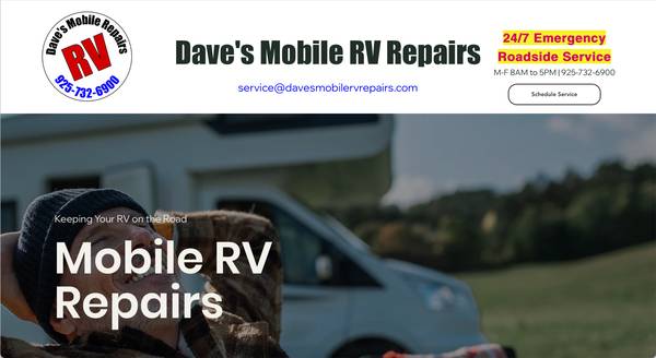 Mobile RV Repairs &amp; 24/7 Roadside Assistance - $200 per hour - automotive services