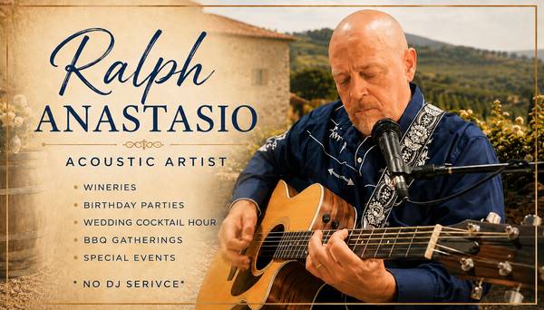 Professional Solo Acoustic Musician for Weddings and Parties - event services