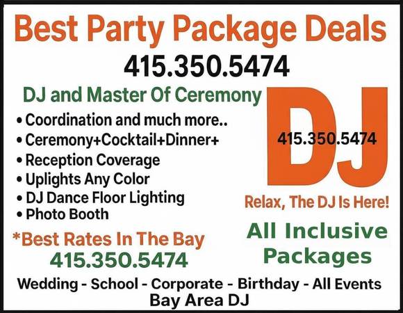 🇲🇽🔴⚪️🔵🇮🇳🍀Bay Area DJ PRO-BUDGET Prices🟢🇺🇸 - event services