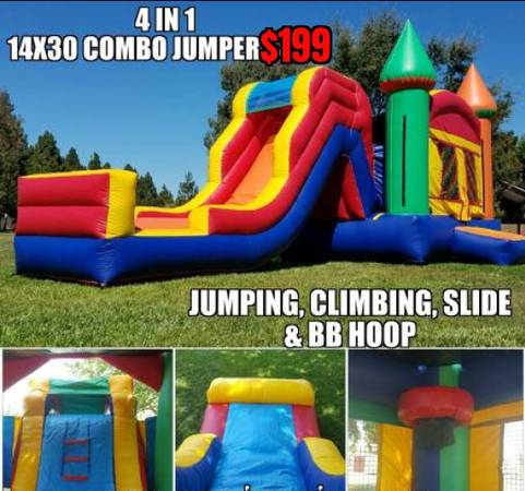 JUMPERS, TABLES, CHAIRS, TENTS, PARKS, SNOCONE COTTON CANDY MACHINES, - event services