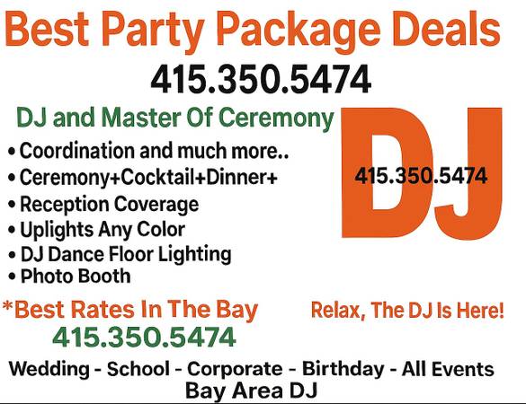 🇲🇽🔴⚪️🔵🇮🇳🍀Bay Area DJ PRO-BUDGET Prices🟢🇺🇸 - event services