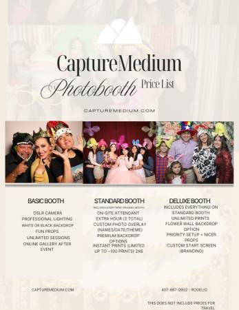 Affordable PhotoBooth - Open Case Booth (All Digital or Some Prints) - event services