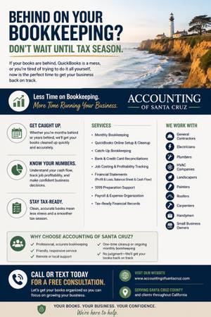 Less Time on Bookkeeping. More Time Running Your Business. - financial services