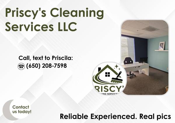 🔷Priscy's Cleaning Services. Apartments. Offices, more. Dependable🔷 - household services
