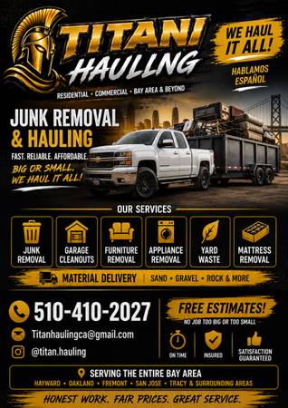 Junk Removal &amp; Hauling - Same Day Service - Free Estimates - labor / hauling / moving