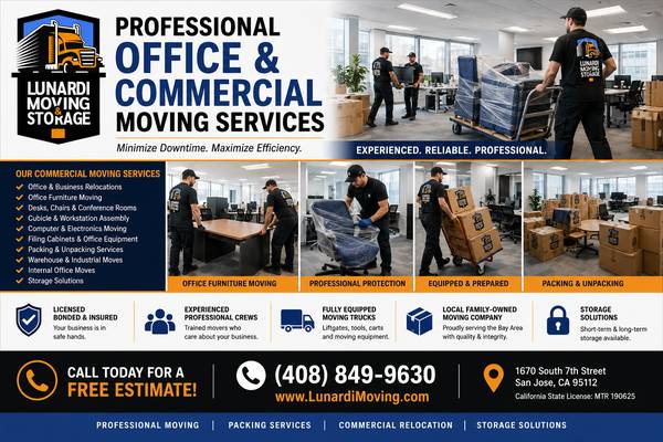 OFFICE MOVING SERVICES - labor / hauling / moving