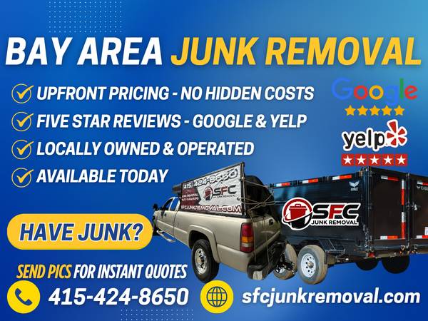 NEED IT GONE? Same Day Junk Removal Experts - Text Photos for Quote! - labor / hauling / moving