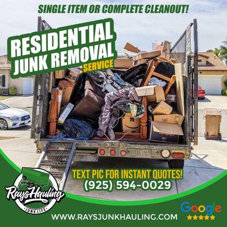 LOCAL JUNK REMOVAL AND LOW RATES, SAME DAY SERVICE + DUMPSTER RENTALS - labor / hauling / moving