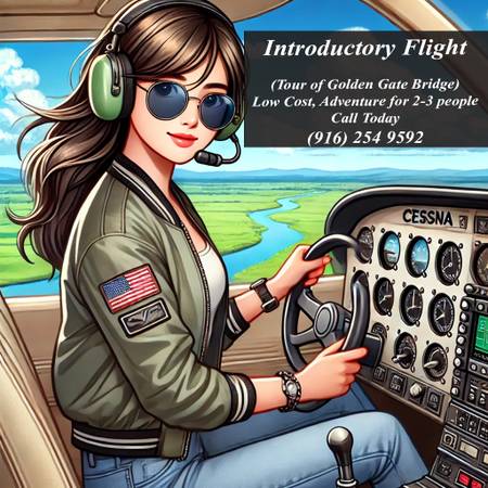 Airplane Rides / Flight Instruction Bay Area - lessons &amp; tutoring