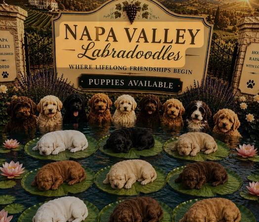 MINI LABRADOODLE PUPPIES - pet services: dog walking, sitting, boarding &amp; training