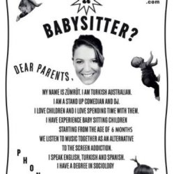 Babysitting from a comedian (Neukölln)