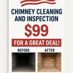 🔥🔥 $99 CHIMNEY CLEANING &amp; SAFETY INSPECTION - NO HIDDEN FEES! 🔥🔥 (North Haven)