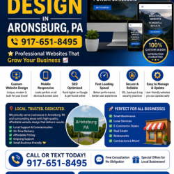 Custom Website Design in Aronsburg, PA